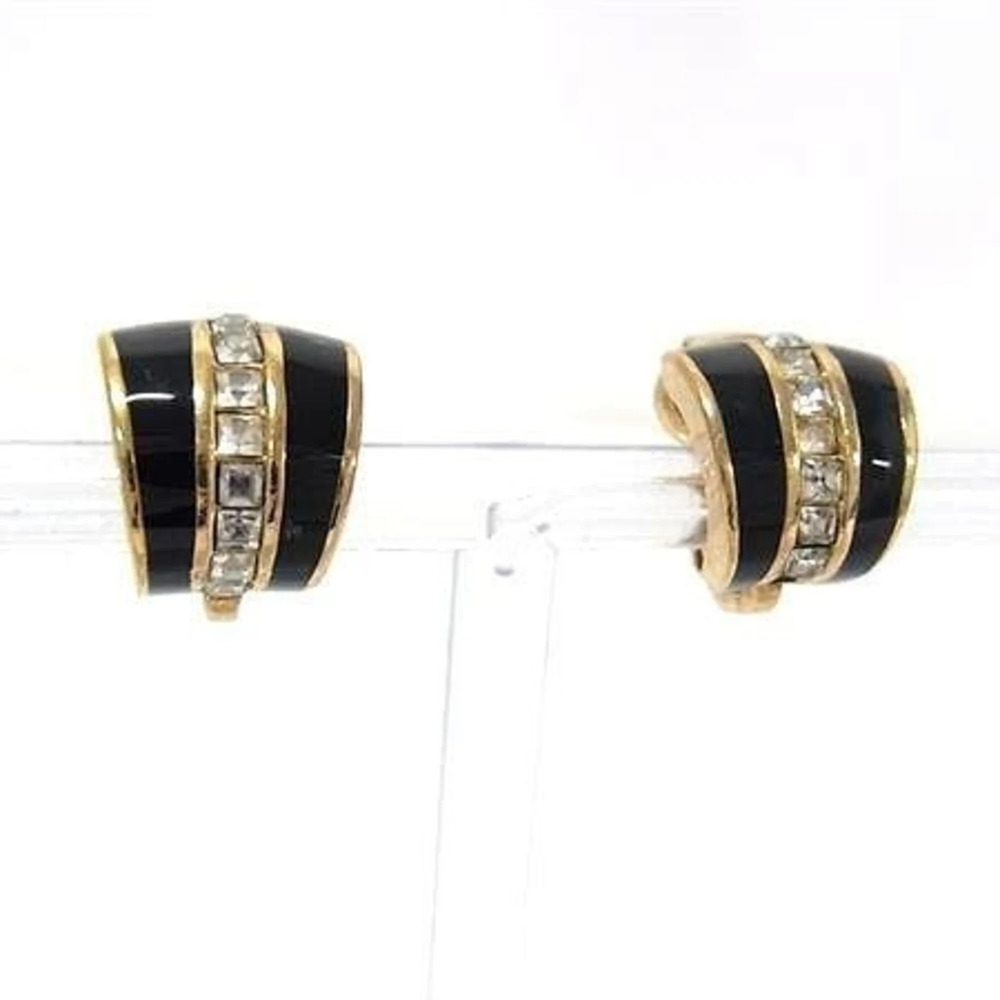 DIOR Black Earrings
